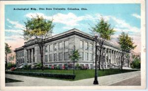 COLUMBUS, OH Ohio    ARCHEOLOGICAL BLDG Ohio State University c1920s   Postcard