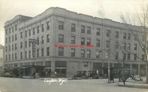 WY, Casper, Wyoming, RPPC, Henning Hotel, Exterior View, Bell Photo No 3