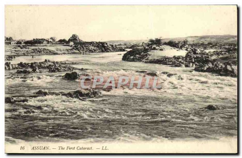 Postcard Old Cataract Aswan The First