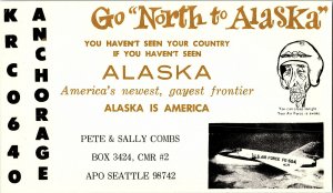 QSL Radio Card From Anchorage Alaska KRC0640