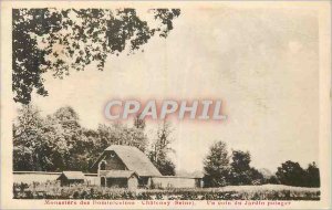 Old Postcard Monastery Dominican Seine Chatenay A corner of the Vegetable Garden