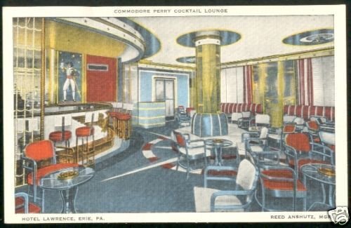 1949 HOTEL LAWRENCE Erie Pa Pennsylvania Postcard INTER 