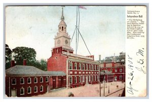 Independence Hall Philadelphia Pennsylvania PA 1908 DB Postcard P24