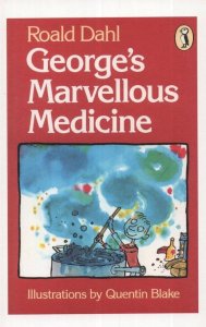 Roald Dahl Georges Marvellous Medicine 1982 Book Postcard