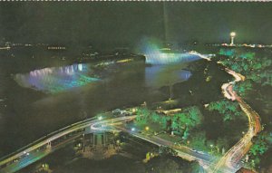 Canada Ontario Niagara Falls At Night