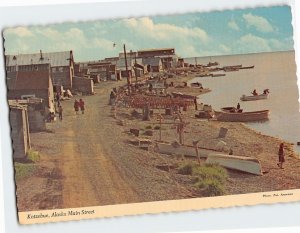 Postcard Main Street, Kotzebue, Alaska