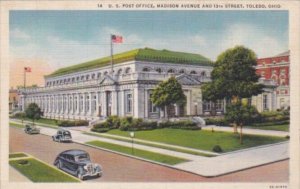 Ohio Toledo Post Office At Madison Avenue and 13th Street Curteich