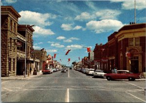 Canada Alberta Fort Macleod Main Street Scene