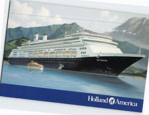 Postcard MS Rotterdam Holland America