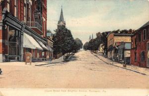 Rochester Pennsylvania Adams Street Scene Antique Postcard K50715
