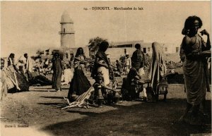 CPA AK Djibouti- Marchandes de lait SOMALIA (831341)