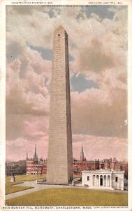 Bunker Hill Monument 20 Feet High - Charlestown, Massachusetts MA