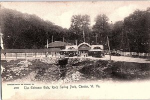 Postcard TOURIST ATTRACTION SCENE Chester West Virginia WV AJ1778