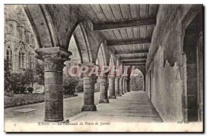 Old Postcard Laon Colonnade Courthouse