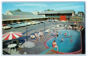c1960 Bathing Swimming Pool Jo Ann Motel Denver Colorado CO Unposted Postcard