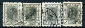 509220 ROMANIA 1893-1911 years definitive stamps king Karl I