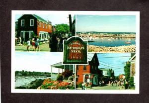 MA Bearskin Neck Pewter Shop Stores Harbor Massachusetts Mass Postcard