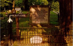 Illinois, Petersburg - Grave Of Ann Rutledge - [IL-252]