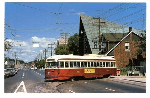 TCC  Trolley PPC Car, Pleasant Loop at Eglinton, Toronto,  Ontario,