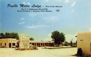 Pueblo Motor Lodge Socorro, New Mexico NM Postcards