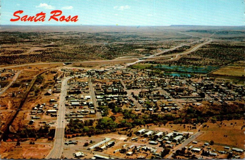 New Mexico Santa Rosa Aerial View