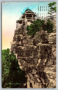 Hand Colored Lake Minnewaska Ulster County  New York  Postcard  1964