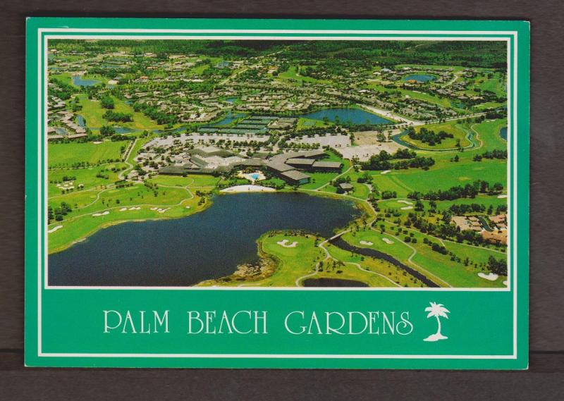 View Of Palm Beach Gardens, Florida - 1960s - Unused