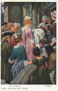 Das Lied Von Der Glocke Ladies F. Ebner Vintage Postcard 03.75