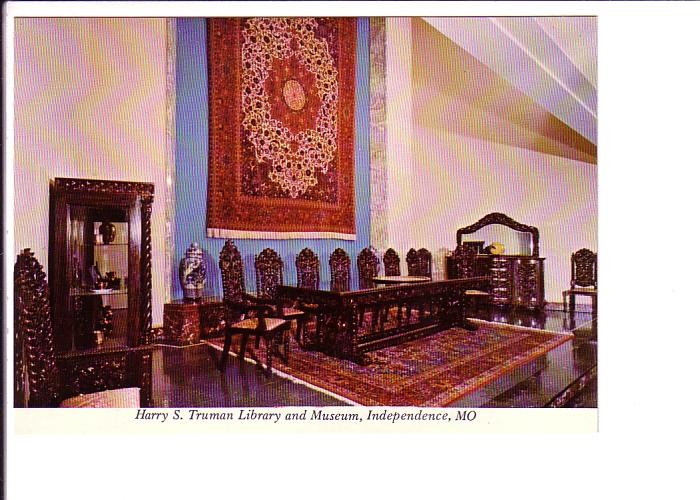 Furniture, Philippines Perisan Rugs Harry S Truman Library and Museum Interio...