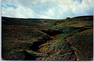 Postcard - The supposed site of Wuthering Heights, Bronteland - England