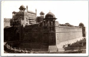 Delhi Gate Fort's Southern Wall Historical Place Delhi India RPPC Photo Postcard