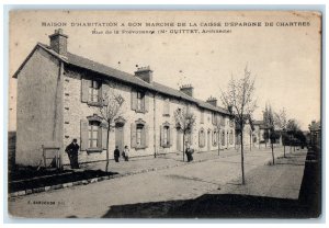 1937 Providence Street Bon Marche Of Caisse House Chartres France Postcard