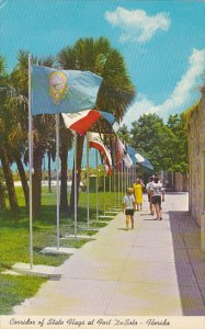 Corridor Of Flags At Fort DeSoto Florida