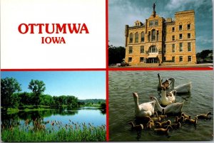 Iowa Ottumwa Wapello Count Court House & Ottumwa Park Lagoon