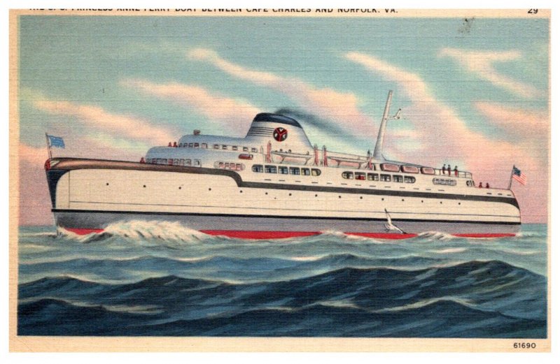 S.S. Princess Anne , Virginia Corp.  Palatial Ferry