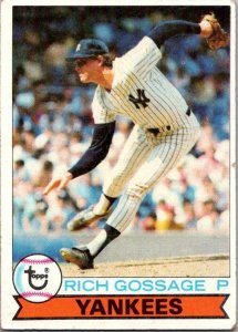 1979 Topps Baseball Card Rich Gossage New York Yankees