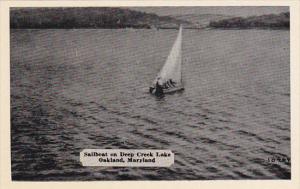 Maryland Oakland Sailboat On Deep Creek Lake Dexter Press