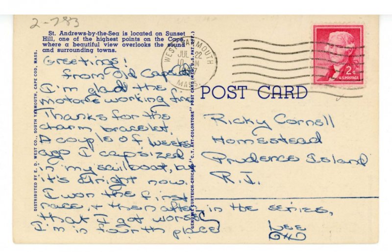 MA - Cape Cod. Hyannisport. St. Andrews-by-the-Sea