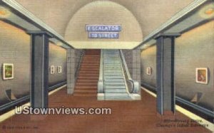 Moving Stairs, Initial Subways - Chicago, Illinois IL  