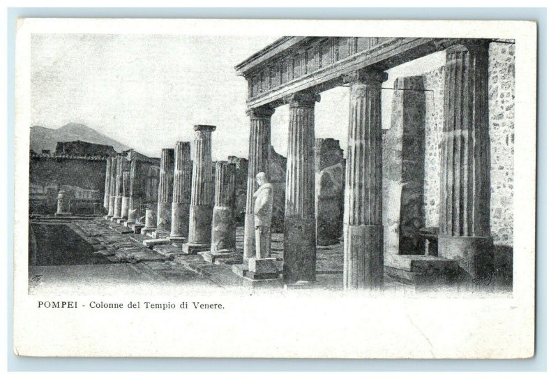 c1910's Pompei Colonel Del Tempio Di Venere Unposted Antique Postcard 