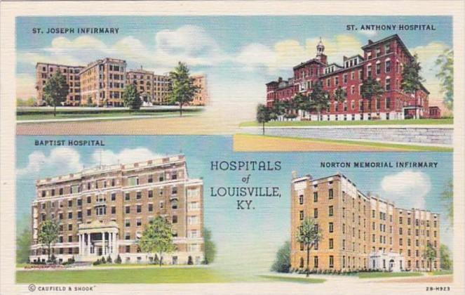 Kentucky Louisville St Joseph Infirmary St Anthony Hospital Baptist Hospital ...