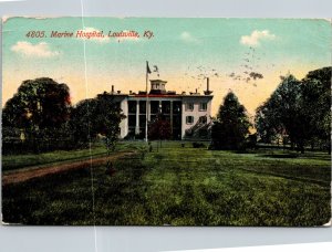 Marine Hospital Louisville Kentucky Postcard Acmegraph 1912