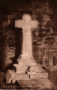 Ireland Co Wicklow Glendalough Ancient Cross