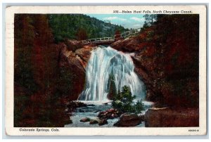 1949 Helen Hunt's Falls North Cheyenne Canon Colorado Springs CO Posted Postcard 