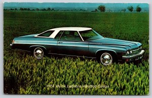 Transportation~Auto~1974 Buick LeSabre Hardtop Coupe~Blue/White Top~Vintage PC