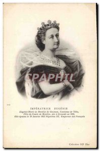 Old Postcard Imperatrice Eugenie Countess of Teba Montijo