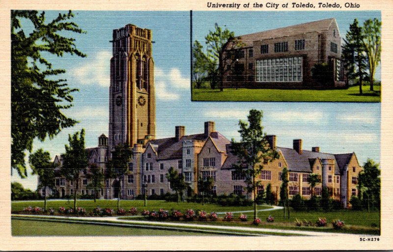 Ohio Toledo University Of The City Of Toledo Curteich