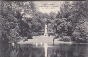 Germany Wiesbaden Kaiser Wilhelm I Denkmal am warmen Damm