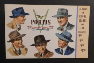 Mint USA Postcard with Stamp Basin Trading Co Stanford MN Portis Victory Hats