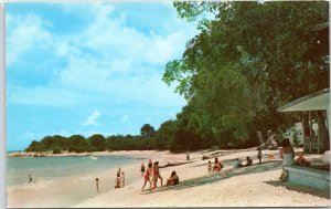 Postcard 1950s Barbados -  Paradise Beach, Black Rock